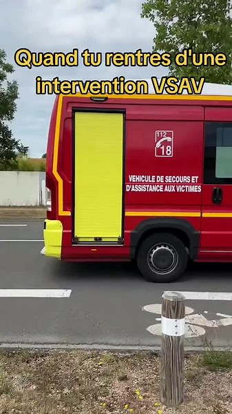 quand tu manques l'intervention majeure de la journée. l'équipage qui part au feu est trop contente #pompier #intervention #jsp #spv #feu #FPT #pompiers #reel