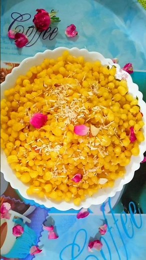 Ganpati Prasad Boondi | Quick & Easy Recipe #Shorts #boondiladoo #ganpatiprasad #viral #trending