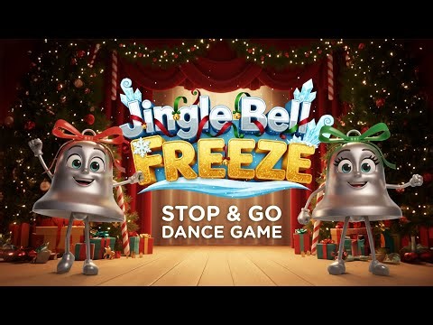 Jingle Bell Freeze 🔔🥶 Christmas Dance & Freeze Song for Kids LullaVybe Christmas Songs mp4