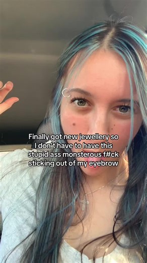 Eyebrow Piercing Transformation with New Jewellery