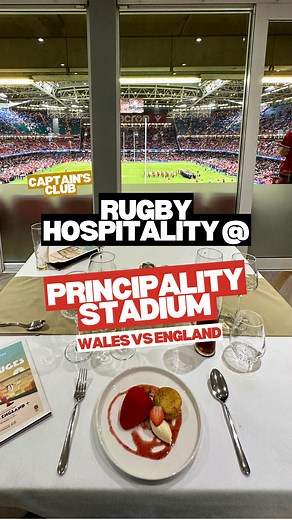 Checking out rugby hospitality at Principality Stadium for Wales vs England 🏉 #paidpartnership #rugby #cardiff #captainsclub #wru #vip #review | The Padded Seat