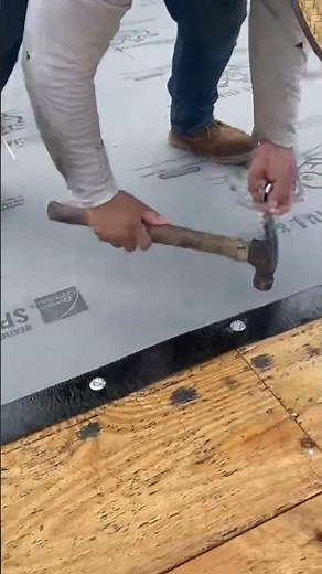 Tile roof -- underlayment installation