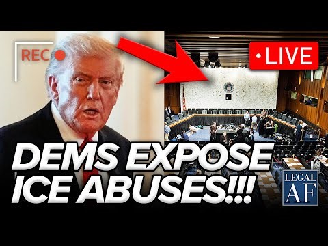 LIVE: Dems Hold MAJOR PRESSER on Trump’s ICE ATTACKS