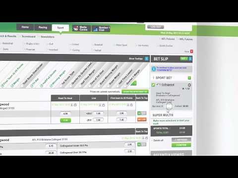 Placing your first bet with TAB