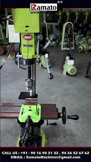 ⚙️ Mini Drilling & Milling Machine 🛠️ | Made in India By Rajlaxmi Machine Tools | HMP | Ramato