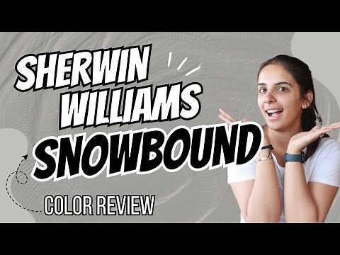 Sherwin Williams SNOWBOUND Color Review SW 7004
