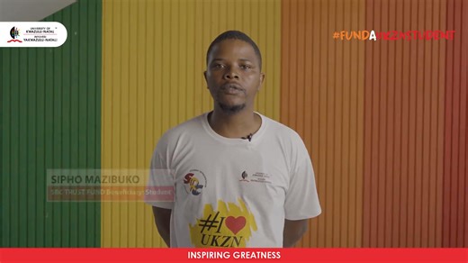 Help students like Sipho Mazibuko register and continue their studies. The UKZN SRC aims to raise funds to cover registration and other fees for deserving students in need. Your donation, no matter the size, makes a difference in someone’s life. Donate now: https://bit.ly/DonateUKZN #UKZN #FundAUKZNStudent #SRC #InspiringGreatness | University of KwaZulu-Natal