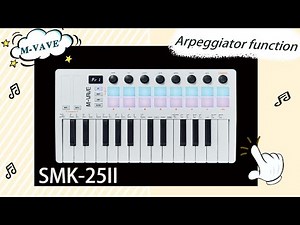 Arpeggio function - SMK-25 II wireless control midi keyboard