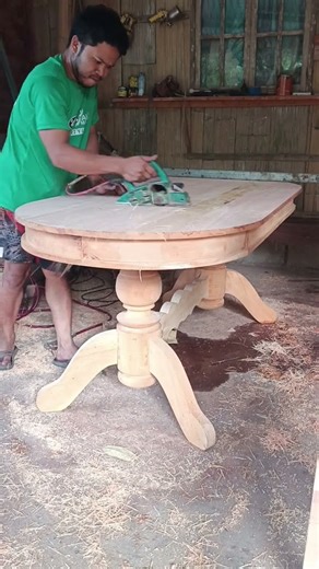 How to make sure the level of top table using tubular #woodworking #leveltips #woodenfurnituredesign