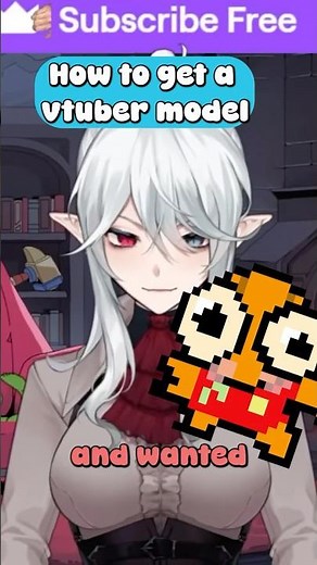 how to become an animated character! #vtuber #pngtuber