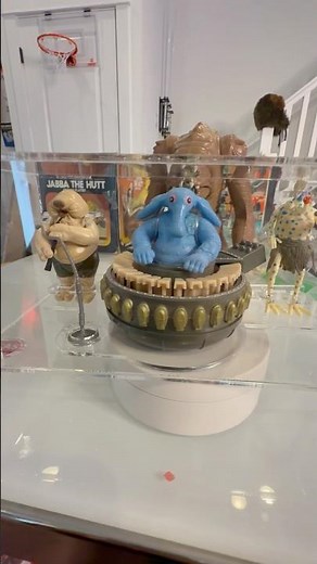 1983 Lili Ledy Max Rebo Band | CAS 70 | Silver Mics + Black Flute | Epic Rancor Display #starwars