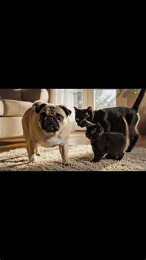 : Brave Mother Cat Attacks Dog to Protect Her Kitten! 🙀🐕 (Dog Faints from Fear) 😱