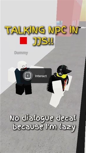 TALKING NPCS IN JJS | #skillbuilder #jjs #skillbuilding