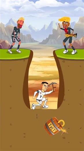 Friends Digging Treasure Gone Wrong 💣😱 | #Cartoon #Shorts