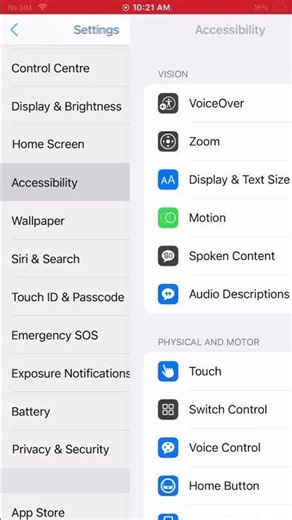 How to turn on iPhone touch reachability😎☺️ #shorts #iphone #apple #informative