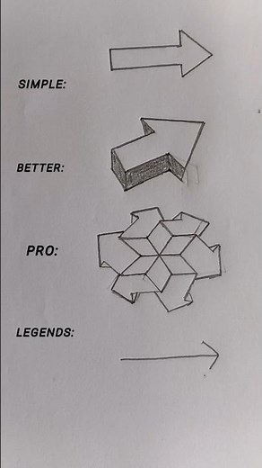 How to draw 3d Arrow #howtodraw #3d #art #trending #youtubeshorts