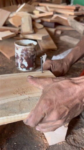 Handcrafted Wooden Bed Making | Traditional Woodworking Skills Amazing Process 🤙 #craft #wood