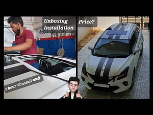 AFTERMARKET SUNROOF INSTALLED IN MY BALENO | WEBASTO SUNROOF !!!