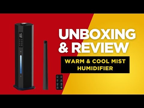 GloryAir Warm & Cool Mist Humidifier Review | Best Large Room Smart Humidifier for Bedrooms & Homes