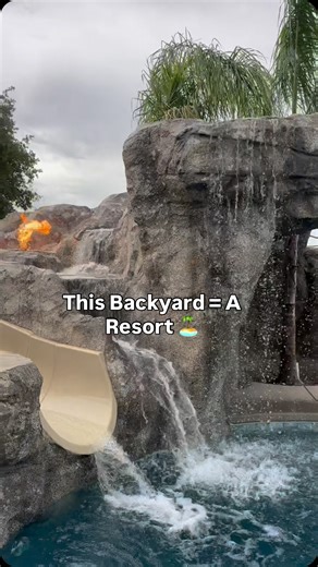 93K views · 15K reactions | This backyard turned into a RESORT ️ Watch the transformation of this faux rock water feature from start to finish — foam, steel, sculpting, staining & all the details. Huge thanks to @norcalpoolproductions and @landscaping_with_dylan for bringing us in on this resort-style project  #CustomWaterFeature #PoolDesign #FauxRock #OutdoorLiving” | Roca Concrete | Facebook