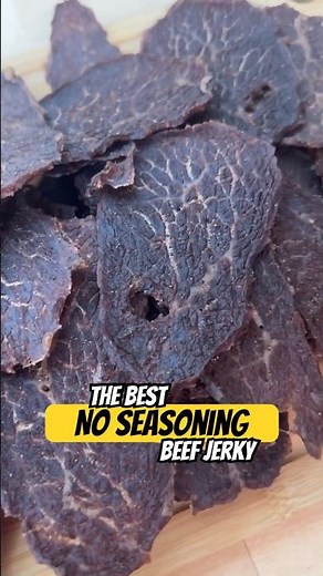 Beef Jerky w/ No Spices or Marinades | How To