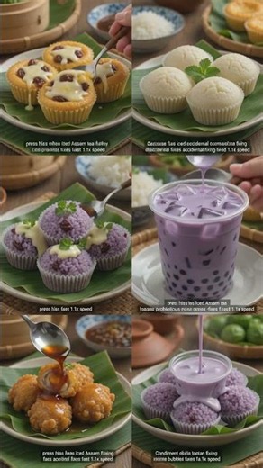 Bibingka & Puto Bumbong #food #foodie #filipinofood