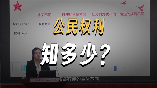 带你了解宪法中的“权力”与“权利”
