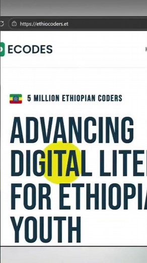 EthioCoders Haaala Kamiin Baranna? | EthioCoders certificate #ethiopia #ethiocoder