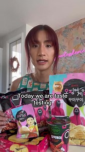 43K views · 1.5K reactions | Taste testing Squid Game snacks! We all Guard Daddy is the best snack 來 | Kevin Ninh | Facebook