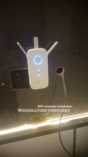 WINSOLUTION VENTURES | WiFi extender installation done and in use, starlink network has been extended to cover up the full house. Call us in: 08069565262. | Instagram