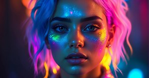 Fake beauty queens charm judges at the Miss AI pageant