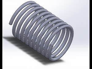 SOLIDWORKS TUTORIAL 10 | DESIGN OF HELICAL SPRING