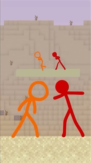 KING ORANGE’S REVENGE! 👑 Stickman vs. Minecraft Battle