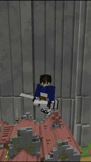 SNK (Attaque des Titans) sur Minecraft #Shorts