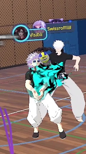 The great anime volleyball game on VRChat is still going #vr #vrchat #virtualreality #vrc #anime #vrchatcommunity