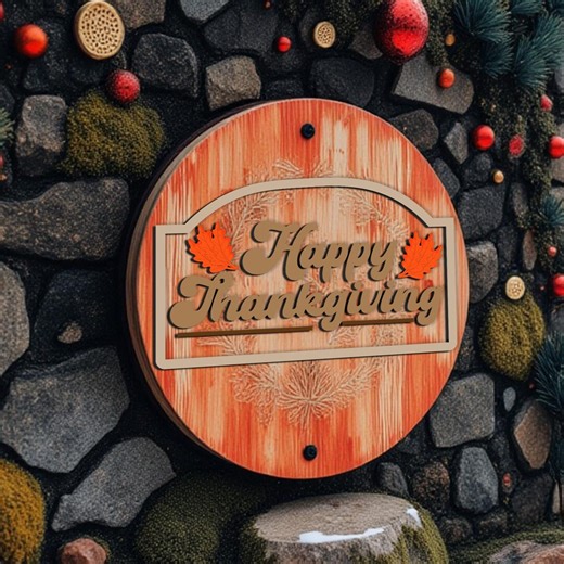 Thanksgiving Pumpkin Sign SVG – Laser Cut File (digital Download) - Etsy