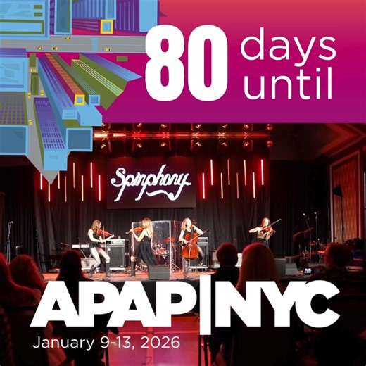 The countdown is on — just 80 days until APAP|NYC (January 9-13, 2026), the premier conference for the performing arts presenting, booking, and touring field. Join thousands of arts professionals from around the world to connect, collaborate, and create what’s next. 👉 Don’t miss out — register now at APAPNYC.org #APAPNYC #PerformingArts #ArtsLeadership #ArtsConference #NYC #NewYorkCity #Networking #BookingandTouring | APAP - Association of Performing Arts Professionals