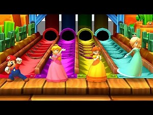 Mario Party Star Rush MiniGames - Mario Vs Peach Vs Daisy Vs Rosalina (Master CPU)