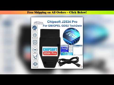 Chipsoft J2534 Pro for GM/OPEL GDS2 Scanner V2023.2.1 ECU Chip Tunting Tech2WIN 16.02.24