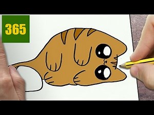 COME DISEGNARE GATTO kawaii passo dopo passo - Disegni kawaii facile
