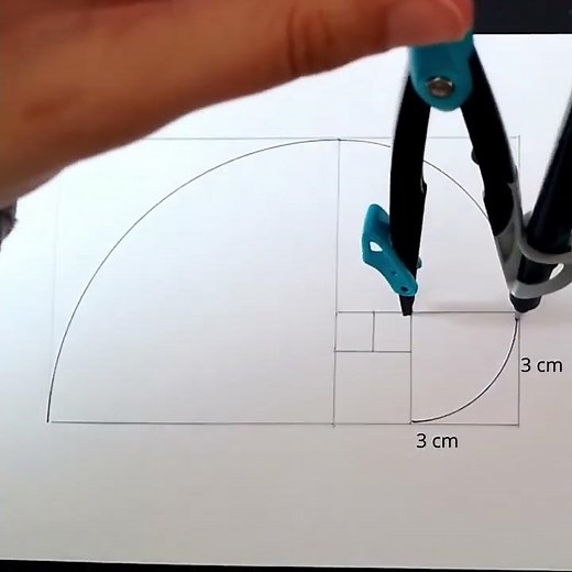 How to draw_Golden ratio _Fibonacci