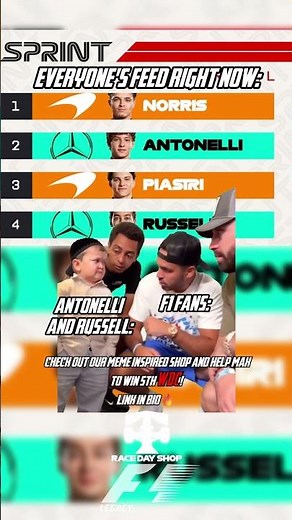 Kimi and George, you were put in that position for a reason 🥹 it’s your destiny #f1