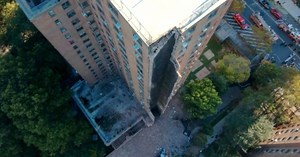 Major Explosion Causes Partial Collapse of 17-Story Building in New York City