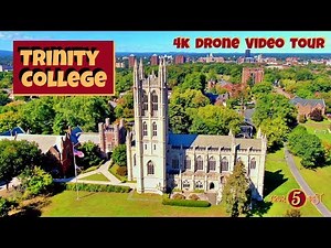 TRINITY COLLEGE Hartford Connecticut Drone Video