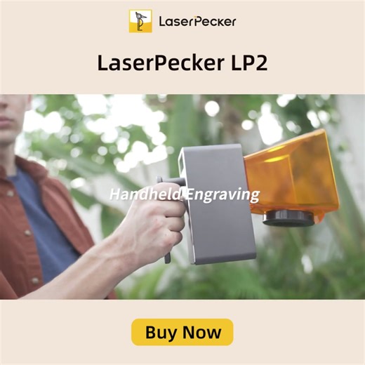 Meet LP2! Affordable laser engraver for multi-angle, fast results anywhere! | LaserPecker Global