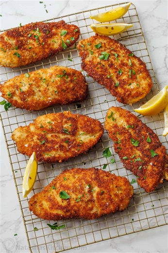 My Secret to Perfect Chicken Cutlets (Fast!) ⏰🔥 Recipe: https://natashaskitchen.com/chicken-cutlets/ | NatashasKitchen.com