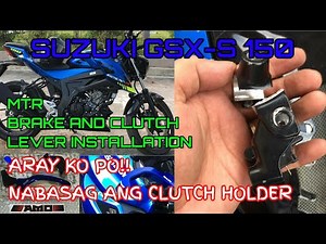GSX-S 150 MTR Brake and cluch. lever installation