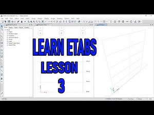 Etabs tutorial for beginners - Lesson 3 [Definition Rebar & Section Properties]