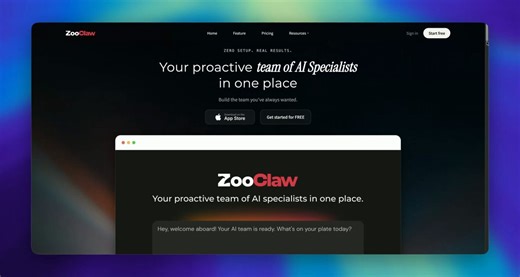 Meet @ZooClawAI - One Prompt. The Right AI Agent. Every Time. 🤖⚡Access Your Team of AI Experts Available to You 24/7:🧠 Deep domain knowledge built-in🔄 Always running the latest models🚀 Zero setup and API key configurationsTry it out yourself: https://t.co/xq2UaBWY5K#sponsored #adExplore some practical use cases below 🧵👇