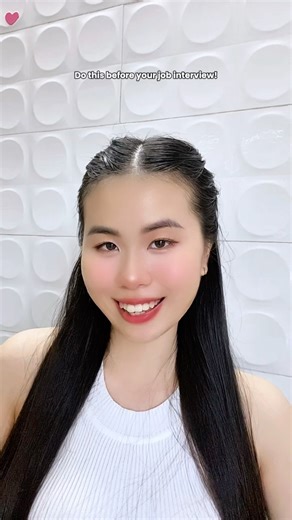 Quick job interview hair inspo #hairstyle #shorts